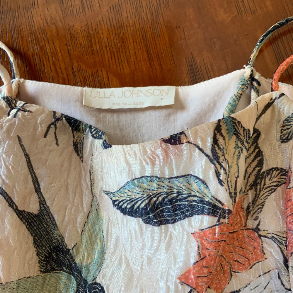 ULLA JOHNSON ASTRID FLOWY Maxi  DRESS 2 - Picture 8 of 13